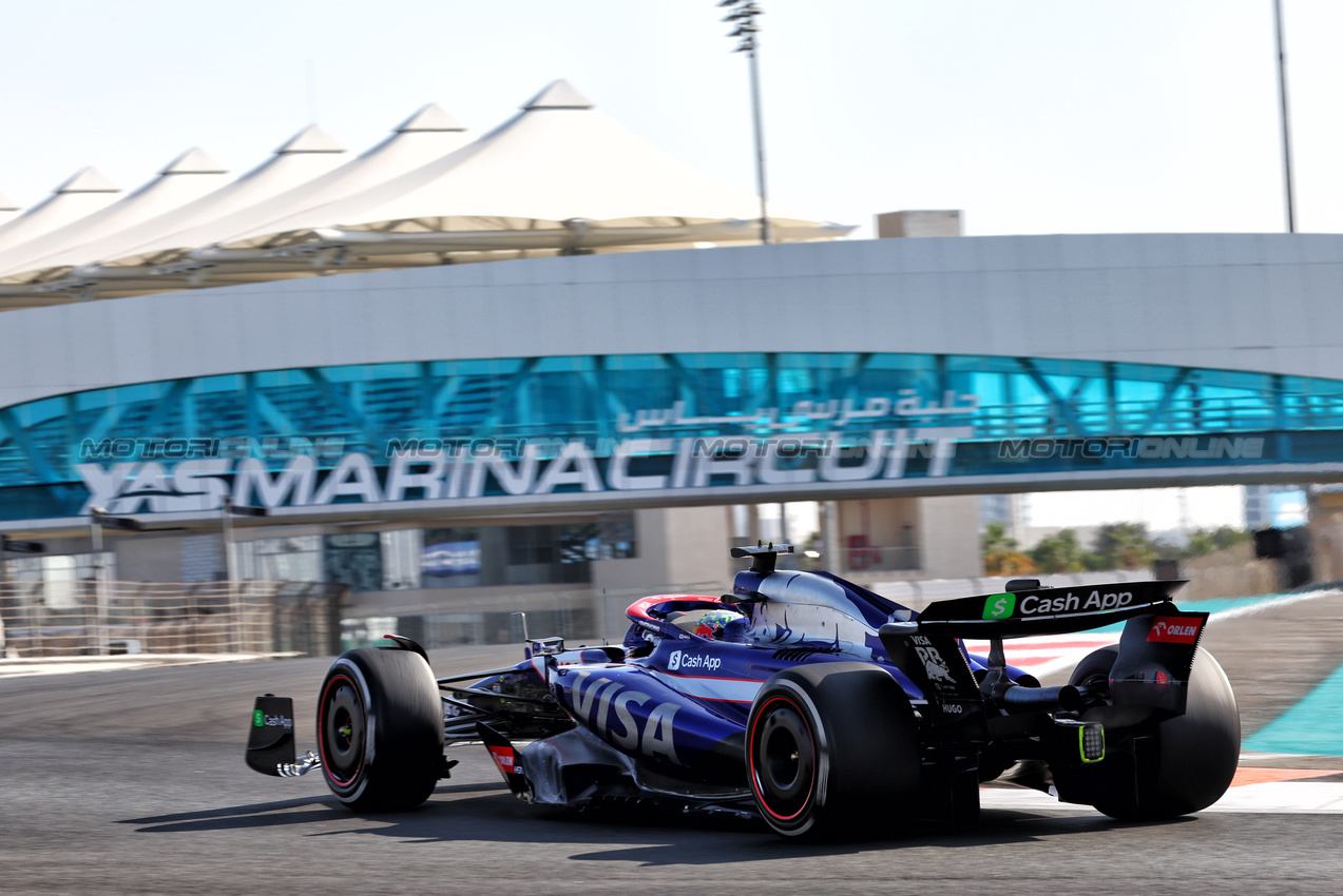 TEST ABU DHABI, Ayumu Iwasa (JPN) RB VCARB 01 Test Driver.

10.12.2024. Formula 1 Testing, Yas Marina Circuit, Abu Dhabi, Tuesday.

- www.xpbimages.com, EMail: requests@xpbimages.com © Copyright: Batchelor / XPB Images