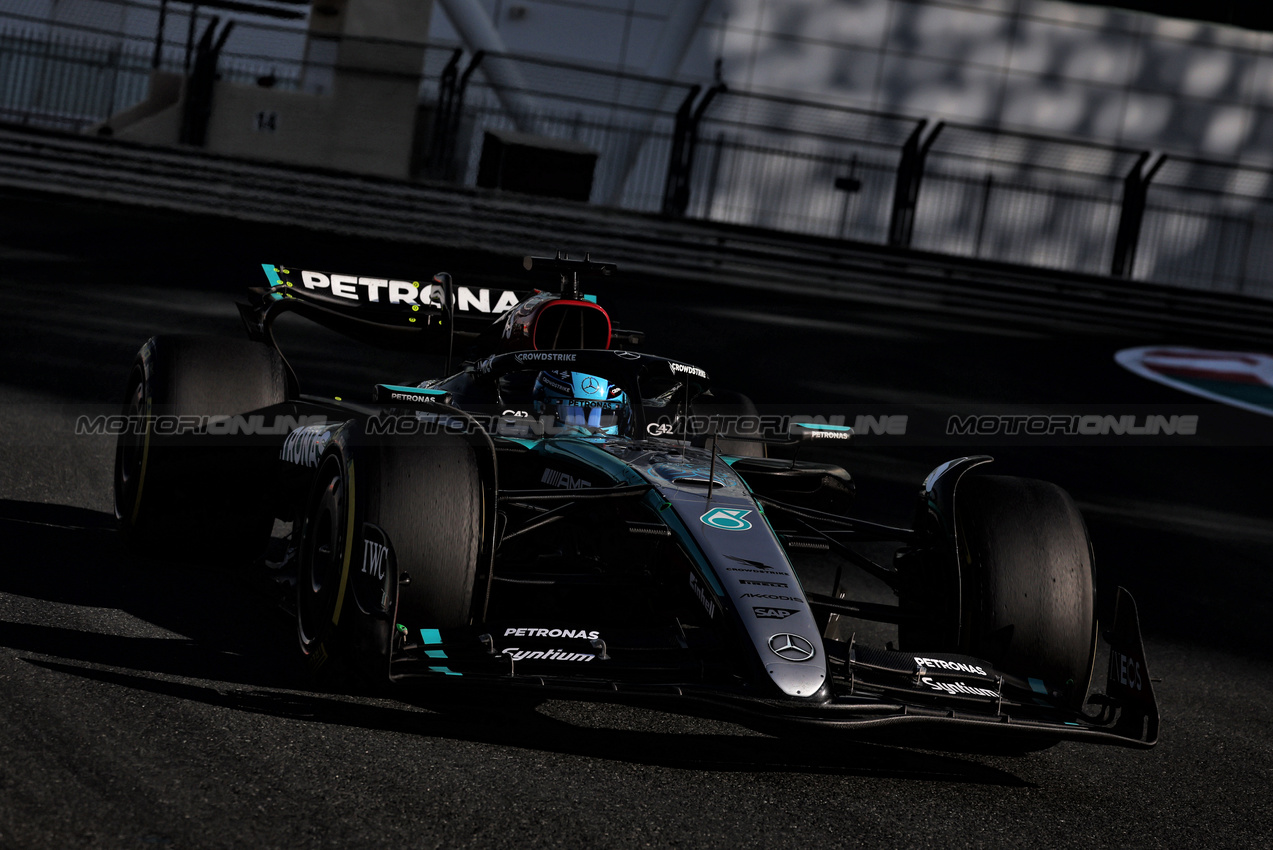 TEST ABU DHABI, George Russell (GBR) Mercedes AMG F1 W15.

10.12.2024. Formula 1 Testing, Yas Marina Circuit, Abu Dhabi, Tuesday.

- www.xpbimages.com, EMail: requests@xpbimages.com © Copyright: Moy / XPB Images