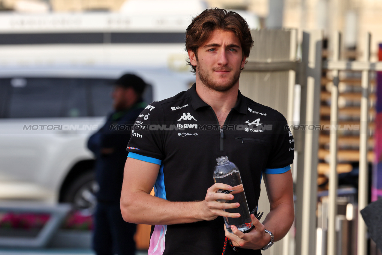 TEST ABU DHABI, Jack Doohan (AUS) Alpine F1 Team.

10.12.2024. Formula 1 Testing, Yas Marina Circuit, Abu Dhabi, Tuesday.

- www.xpbimages.com, EMail: requests@xpbimages.com © Copyright: Moy / XPB Images