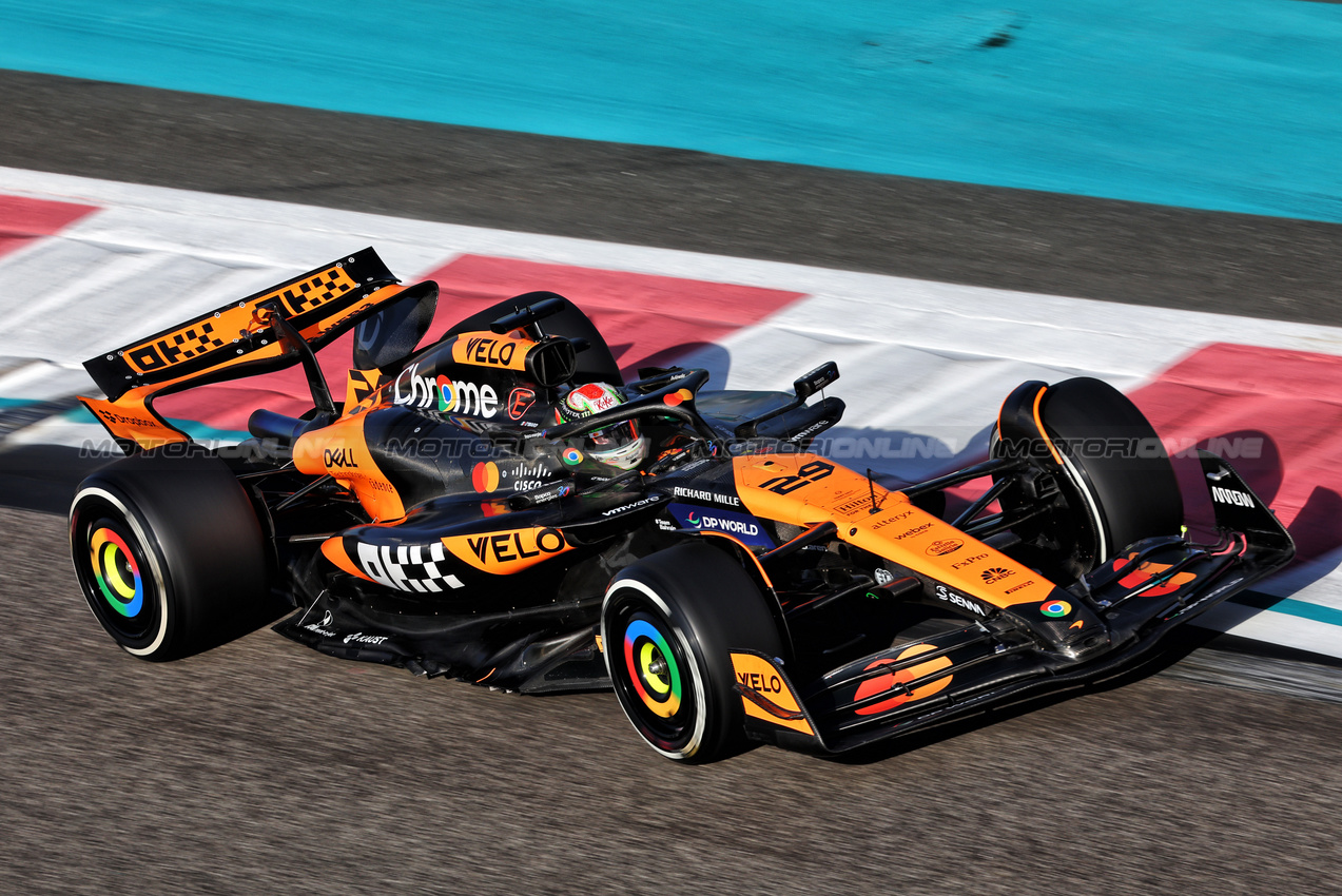 TEST ABU DHABI, Pato O'Ward (MEX) McLaren MCL38 Reserve Driver.

10.12.2024. Formula 1 Testing, Yas Marina Circuit, Abu Dhabi, Tuesday.

- www.xpbimages.com, EMail: requests@xpbimages.com © Copyright: Batchelor / XPB Images