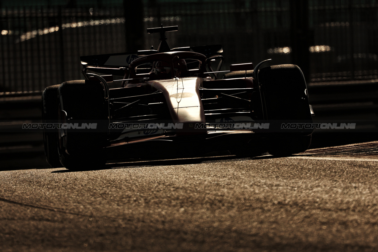 TEST ABU DHABI, Charles Leclerc (MON) Ferrari SF-24.

10.12.2024. Formula 1 Testing, Yas Marina Circuit, Abu Dhabi, Tuesday.

- www.xpbimages.com, EMail: requests@xpbimages.com © Copyright: Moy / XPB Images