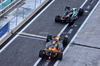 TEST ABU DHABI, George Russell (GBR) Mercedes AMG F1 W15 e Lando Norris (GBR) McLaren MCL38.

10.12.2024. Formula 1 Testing, Yas Marina Circuit, Abu Dhabi, Tuesday.

- www.xpbimages.com, EMail: requests@xpbimages.com © Copyright: Batchelor / XPB Images
