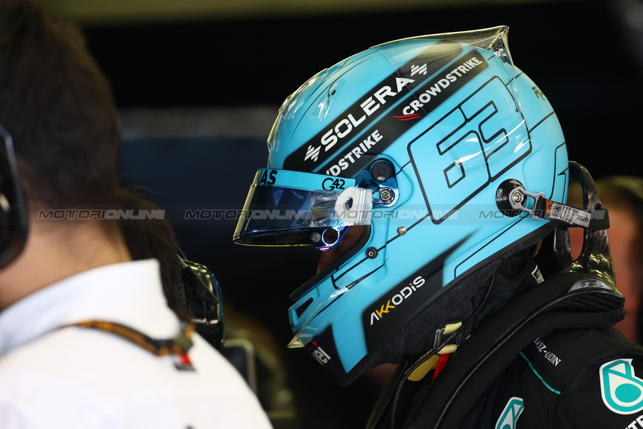 TEST BAHRAIN, George Russell (GBR) Mercedes AMG F1.

21.02.2024. Formula 1 Testing, Sakhir, Bahrain, Day One.

- www.xpbimages.com, EMail: requests@xpbimages.com © Copyright: Batchelor / XPB Images