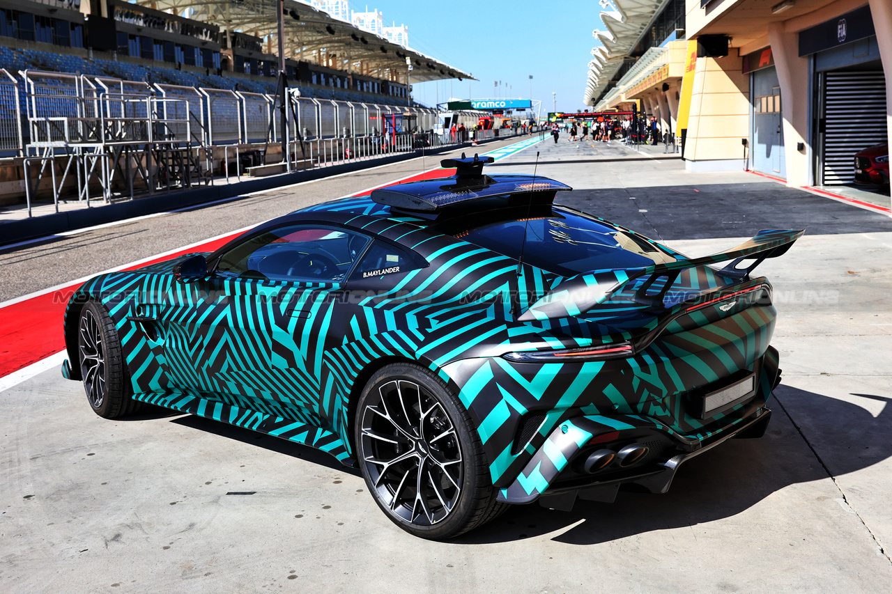 TEST BAHRAIN, Aston Martin FIA Safety Car.

21.02.2024. Formula 1 Testing, Sakhir, Bahrain, Day One.

- www.xpbimages.com, EMail: requests@xpbimages.com © Copyright: Batchelor / XPB Images
