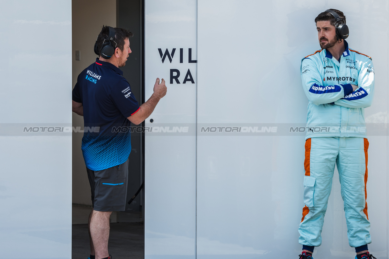 TEST BAHRAIN, Williams Racing.

21.02.2024. Formula 1 Testing, Sakhir, Bahrain, Day One.

- www.xpbimages.com, EMail: requests@xpbimages.com © Copyright: Bearne / XPB Images