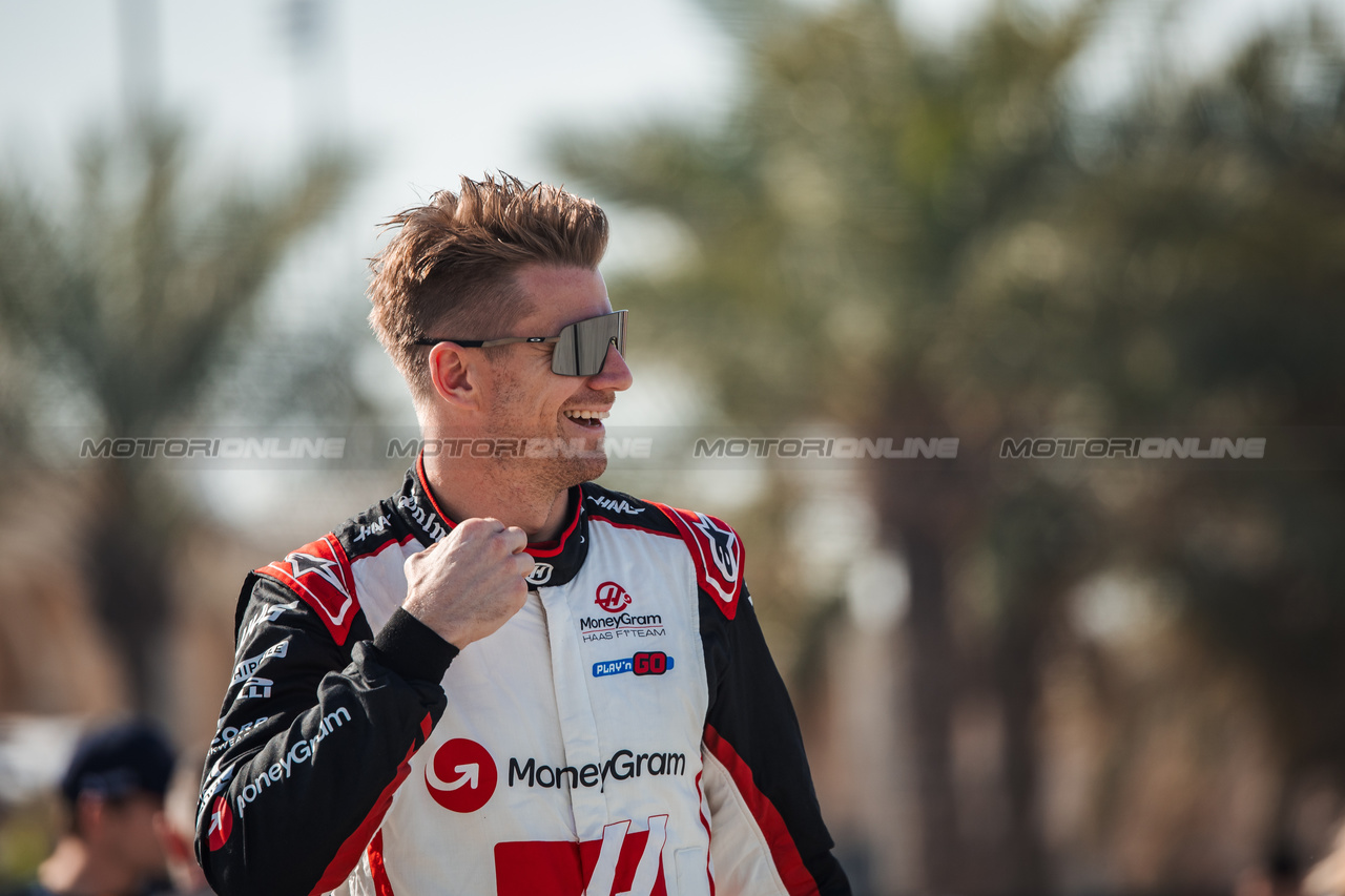 TEST BAHRAIN, Nico Hulkenberg (GER) Haas F1 Team.

21.02.2024. Formula 1 Testing, Sakhir, Bahrain, Day One.

- www.xpbimages.com, EMail: requests@xpbimages.com © Copyright: Bearne / XPB Images