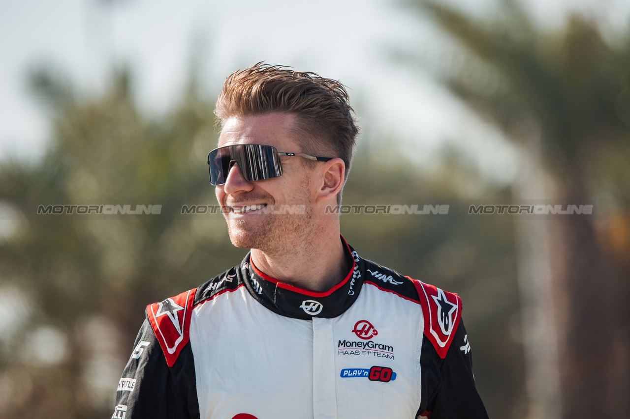 TEST BAHRAIN, Nico Hulkenberg (GER) Haas F1 Team.

21.02.2024. Formula 1 Testing, Sakhir, Bahrain, Day One.

- www.xpbimages.com, EMail: requests@xpbimages.com © Copyright: Bearne / XPB Images
