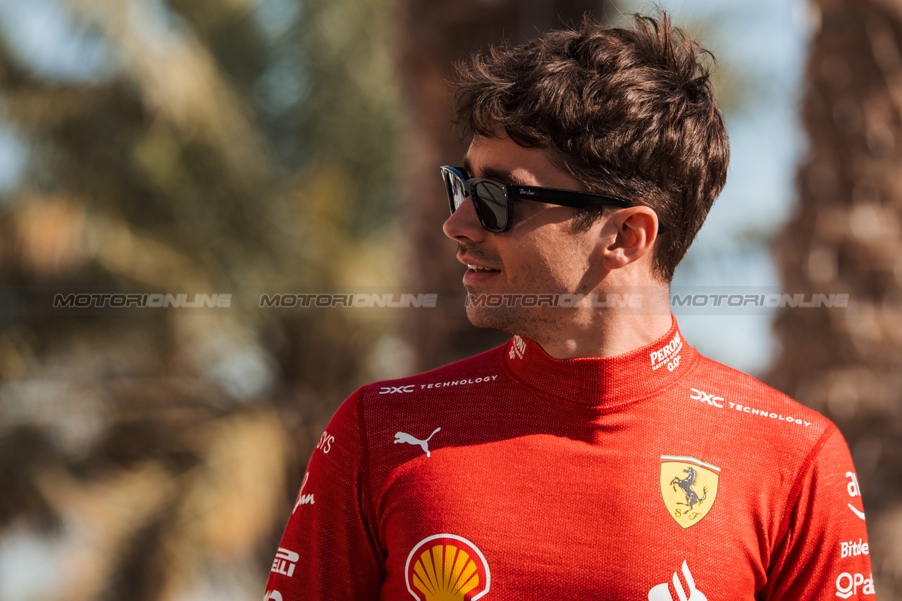 TEST BAHRAIN, Charles Leclerc (MON) Ferrari.

21.02.2024. Formula 1 Testing, Sakhir, Bahrain, Day One.

- www.xpbimages.com, EMail: requests@xpbimages.com © Copyright: Bearne / XPB Images