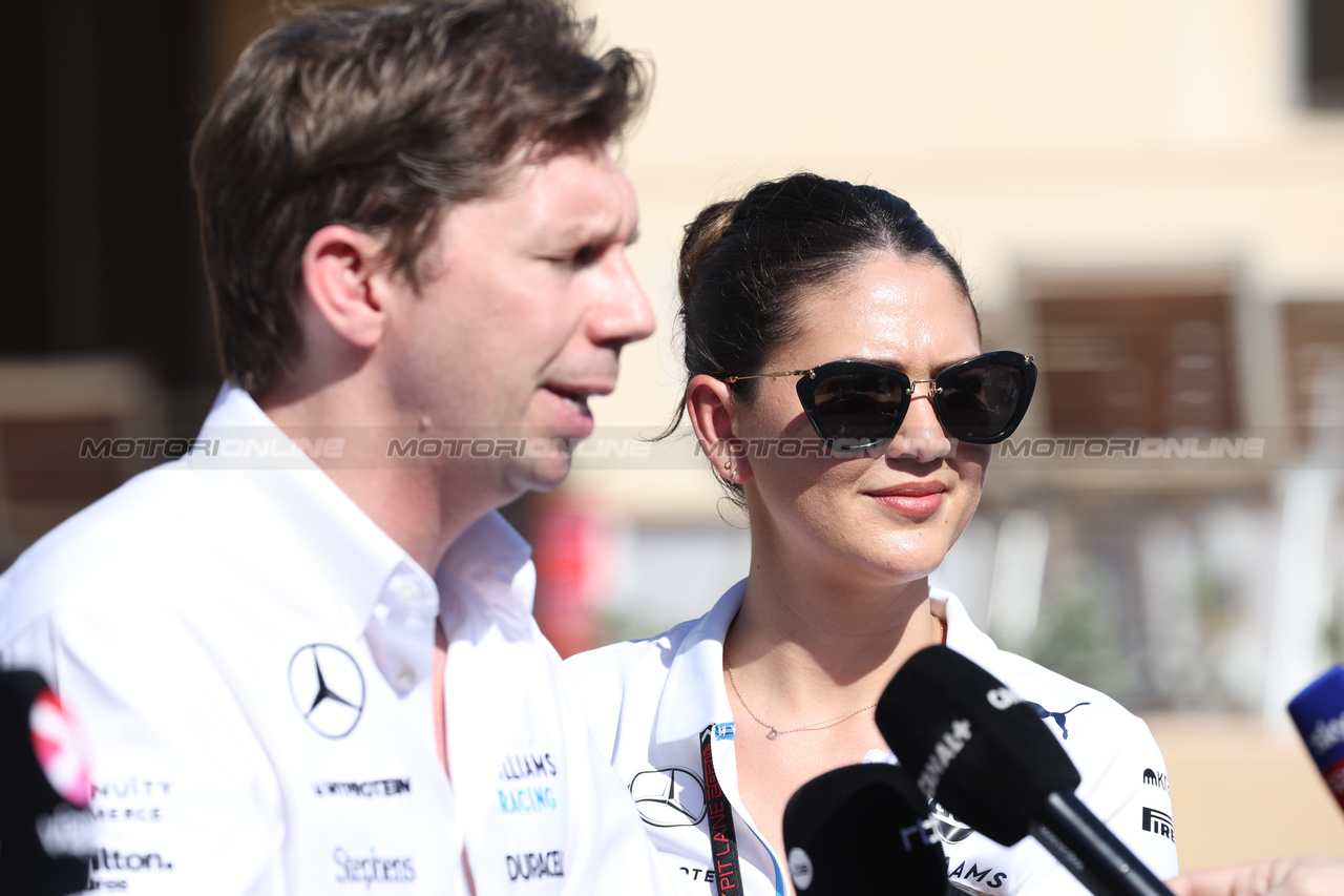 TEST BAHRAIN, Williams Racing.

21.02.2024. Formula 1 Testing, Sakhir, Bahrain, Day One.

- www.xpbimages.com, EMail: requests@xpbimages.com © Copyright: Bearne / XPB Images