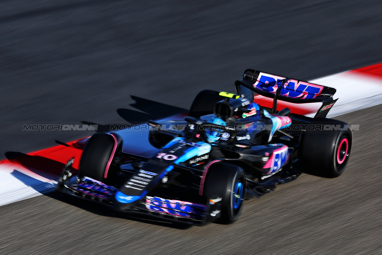 TEST BAHRAIN, Pierre Gasly (FRA) Alpine F1 Team A524.

21.02.2024. Formula 1 Testing, Sakhir, Bahrain, Day One.

 - www.xpbimages.com, EMail: requests@xpbimages.com © Copyright: Coates / XPB Images