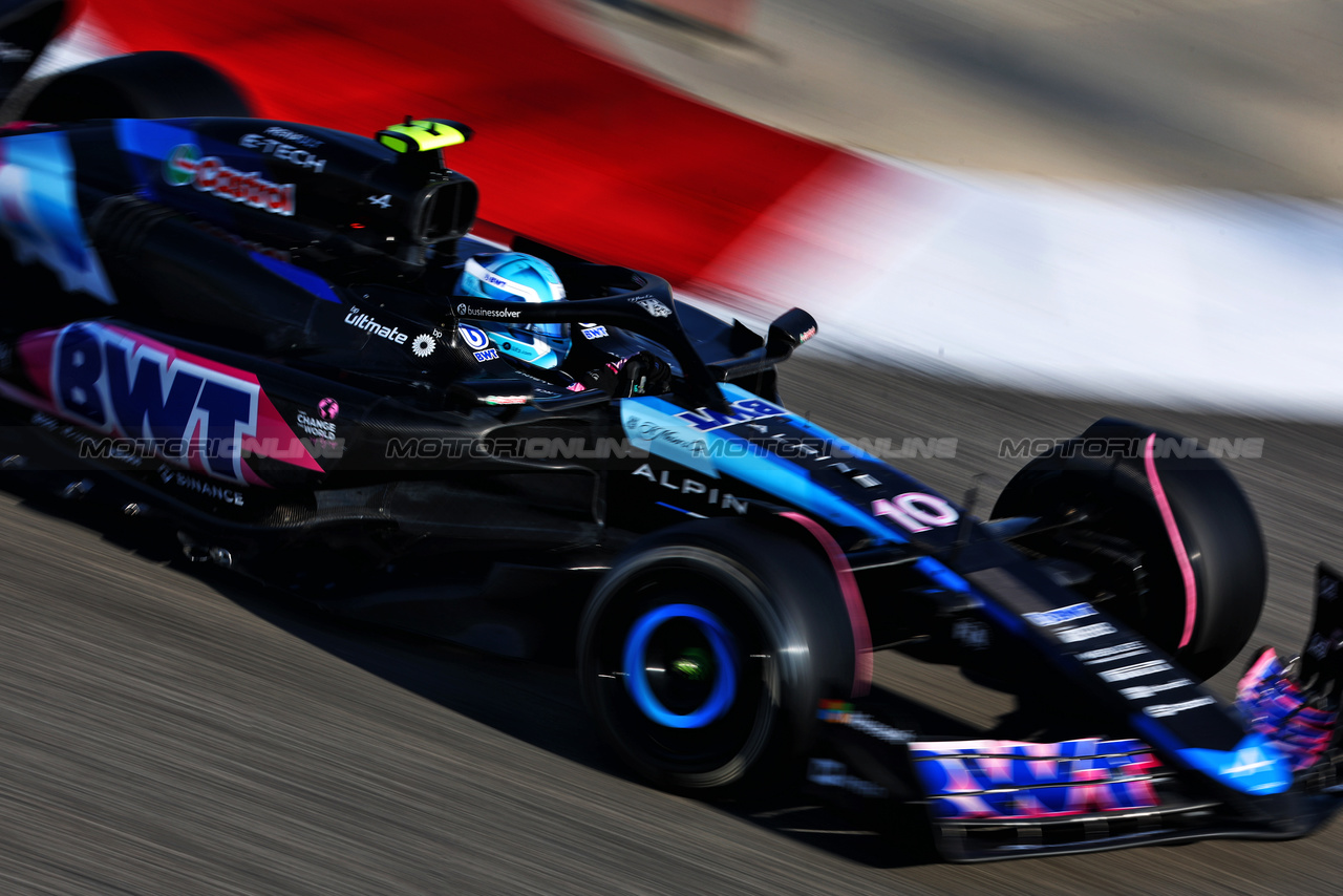 TEST BAHRAIN, Pierre Gasly (FRA) Alpine F1 Team A524.

21.02.2024. Formula 1 Testing, Sakhir, Bahrain, Day One.

 - www.xpbimages.com, EMail: requests@xpbimages.com © Copyright: Coates / XPB Images