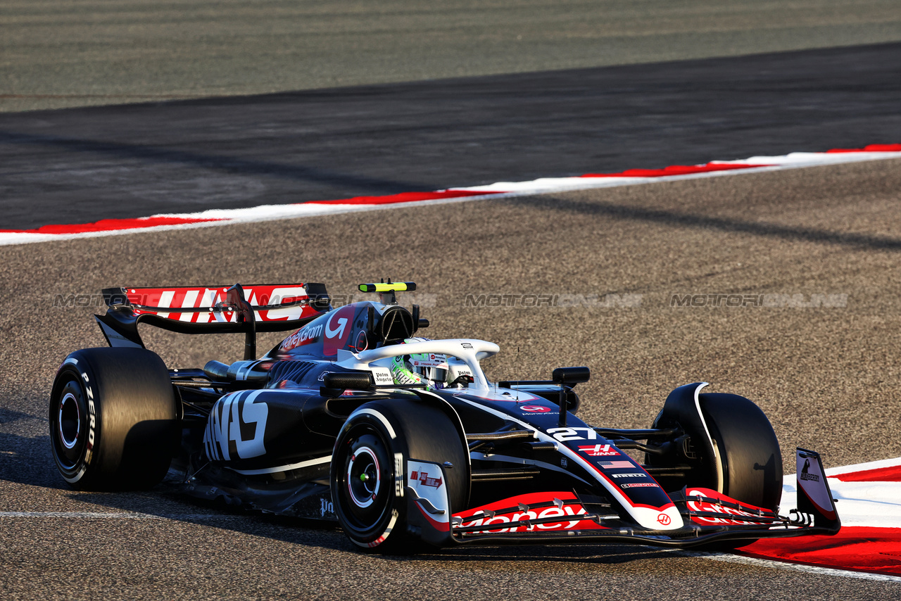 TEST BAHRAIN, Nico Hulkenberg (GER) Haas VF-24.

21.02.2024. Formula 1 Testing, Sakhir, Bahrain, Day One.

- www.xpbimages.com, EMail: requests@xpbimages.com © Copyright: Batchelor / XPB Images