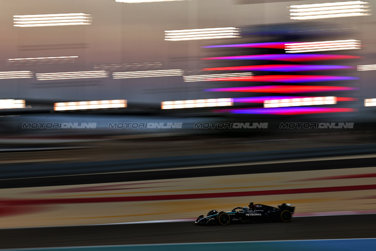 TEST BAHRAIN, George Russell (GBR) Mercedes AMG F1 W15.

21.02.2024. Formula 1 Testing, Sakhir, Bahrain, Day One.

 - www.xpbimages.com, EMail: requests@xpbimages.com © Copyright: Coates / XPB Images