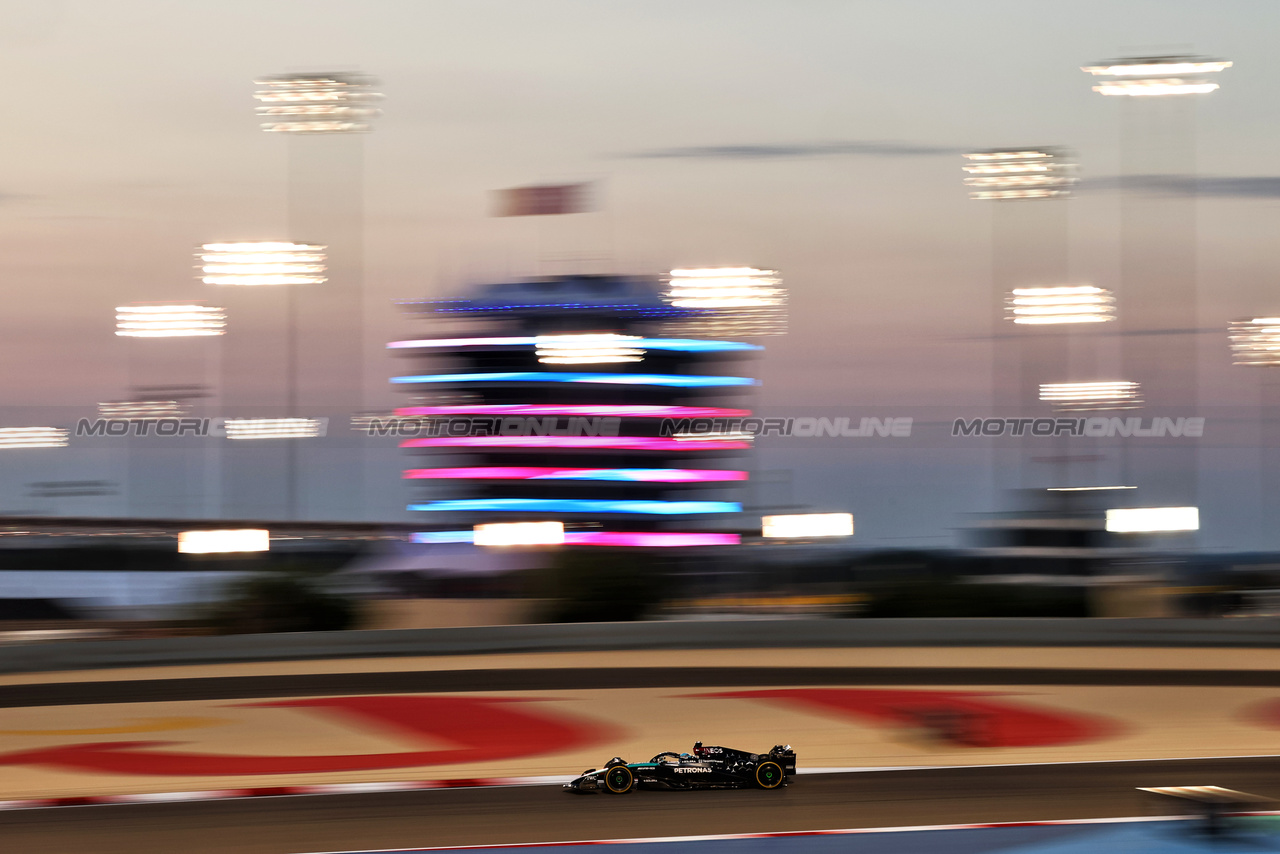 TEST BAHRAIN, George Russell (GBR) Mercedes AMG F1 W15.

21.02.2024. Formula 1 Testing, Sakhir, Bahrain, Day One.

- www.xpbimages.com, EMail: requests@xpbimages.com © Copyright: Charniaux / XPB Images