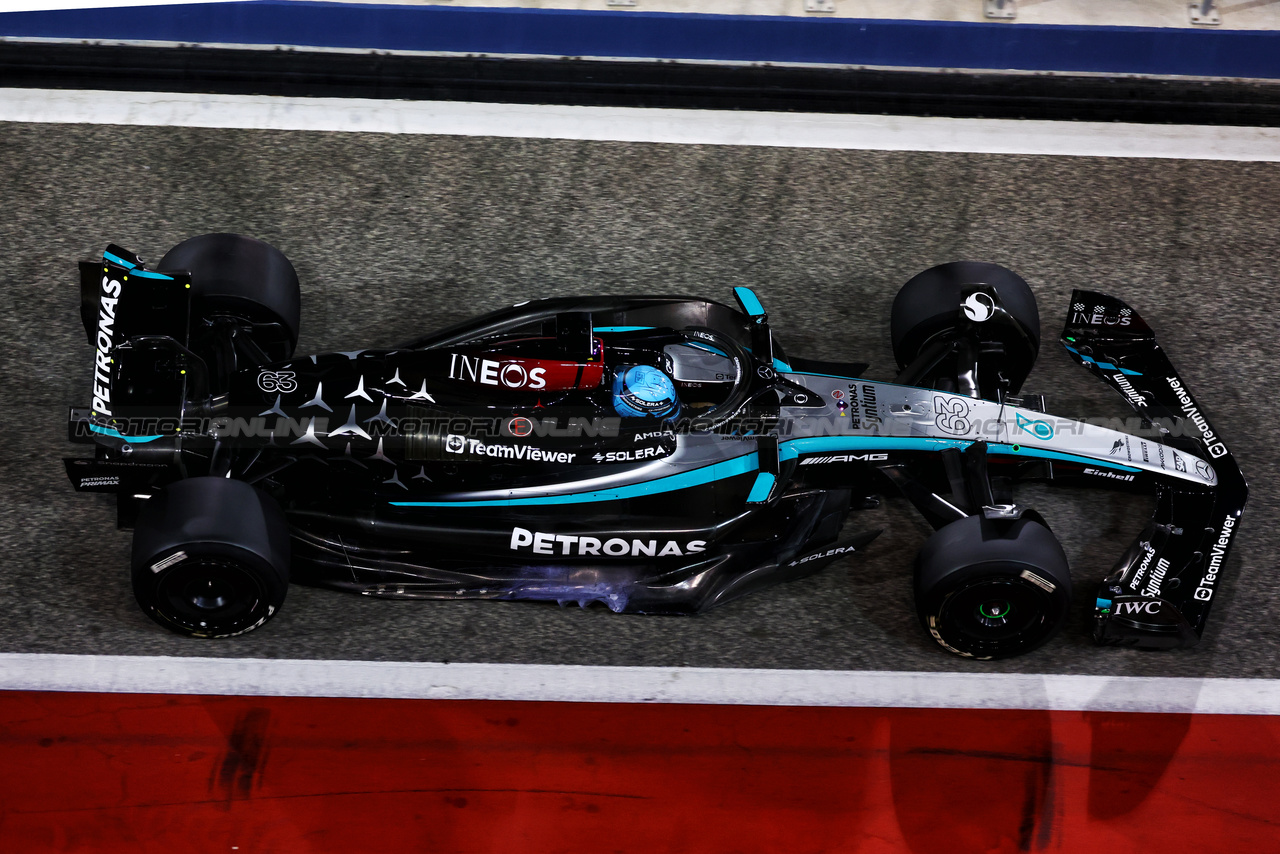 TEST BAHRAIN, George Russell (GBR) Mercedes AMG F1 W15.

21.02.2024. Formula 1 Testing, Sakhir, Bahrain, Day One.

 - www.xpbimages.com, EMail: requests@xpbimages.com © Copyright: Coates / XPB Images