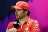 TEST BAHRAIN, Carlos Sainz Jr (ESP) Ferrari SF-24 in the FIA Press Conference.
21.02.2024. Formula 1 Testing, Sakhir, Bahrain, Day One.
- www.xpbimages.com, EMail: requests@xpbimages.com © Copyright: Charniaux / XPB Images