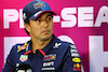 TEST BAHRAIN, Sergio Perez (MEX) Red Bull Racing in the FIA Press Conference.
21.02.2024. Formula 1 Testing, Sakhir, Bahrain, Day One.
- www.xpbimages.com, EMail: requests@xpbimages.com © Copyright: Charniaux / XPB Images