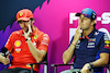 TEST BAHRAIN, (L to R): Carlos Sainz Jr (ESP) Ferrari e Sergio Perez (MEX) Red Bull Racing in the FIA Press Conference.
21.02.2024. Formula 1 Testing, Sakhir, Bahrain, Day One.
- www.xpbimages.com, EMail: requests@xpbimages.com © Copyright: Charniaux / XPB Images