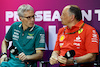TEST BAHRAIN, (L to R): Mike Krack (LUX) Aston Martin F1 Team, Team Principal e Frederic Vasseur (FRA) Ferrari Team Principal in the FIA Press Conference.
21.02.2024. Formula 1 Testing, Sakhir, Bahrain, Day One.
- www.xpbimages.com, EMail: requests@xpbimages.com © Copyright: Charniaux / XPB Images