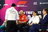 TEST BAHRAIN, (L to R): Toto Wolff (GER) Mercedes AMG F1 Shareholder e Executive Director; Frederic Vasseur (FRA) Ferrari Team Principal; Ayao Komatsu (JPN) Haas F1 Team Principal, e Tom Clarkson (GBR) Journalist, in the FIA Press Conference.
21.02.2024. Formula 1 Testing, Sakhir, Bahrain, Day One.
- www.xpbimages.com, EMail: requests@xpbimages.com © Copyright: Charniaux / XPB Images
