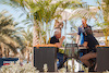 TEST BAHRAIN, (L to R): Dr Helmut Marko (AUT) Red Bull Motorsport Consultant with Christian Horner (GBR) Red Bull Racing Team Principal.
21.02.2024. Formula 1 Testing, Sakhir, Bahrain, Day One.
- www.xpbimages.com, EMail: requests@xpbimages.com © Copyright: Bearne / XPB Images