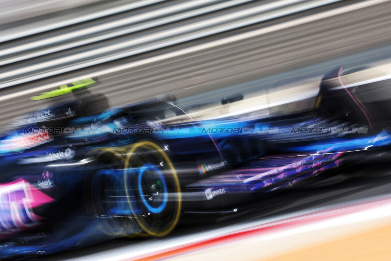 TEST BAHRAIN, Pierre Gasly (FRA) Alpine F1 Team A524.

22.02.2024. Formula 1 Testing, Sakhir, Bahrain, Day Two.

- www.xpbimages.com, EMail: requests@xpbimages.com © Copyright: Bearne / XPB Images