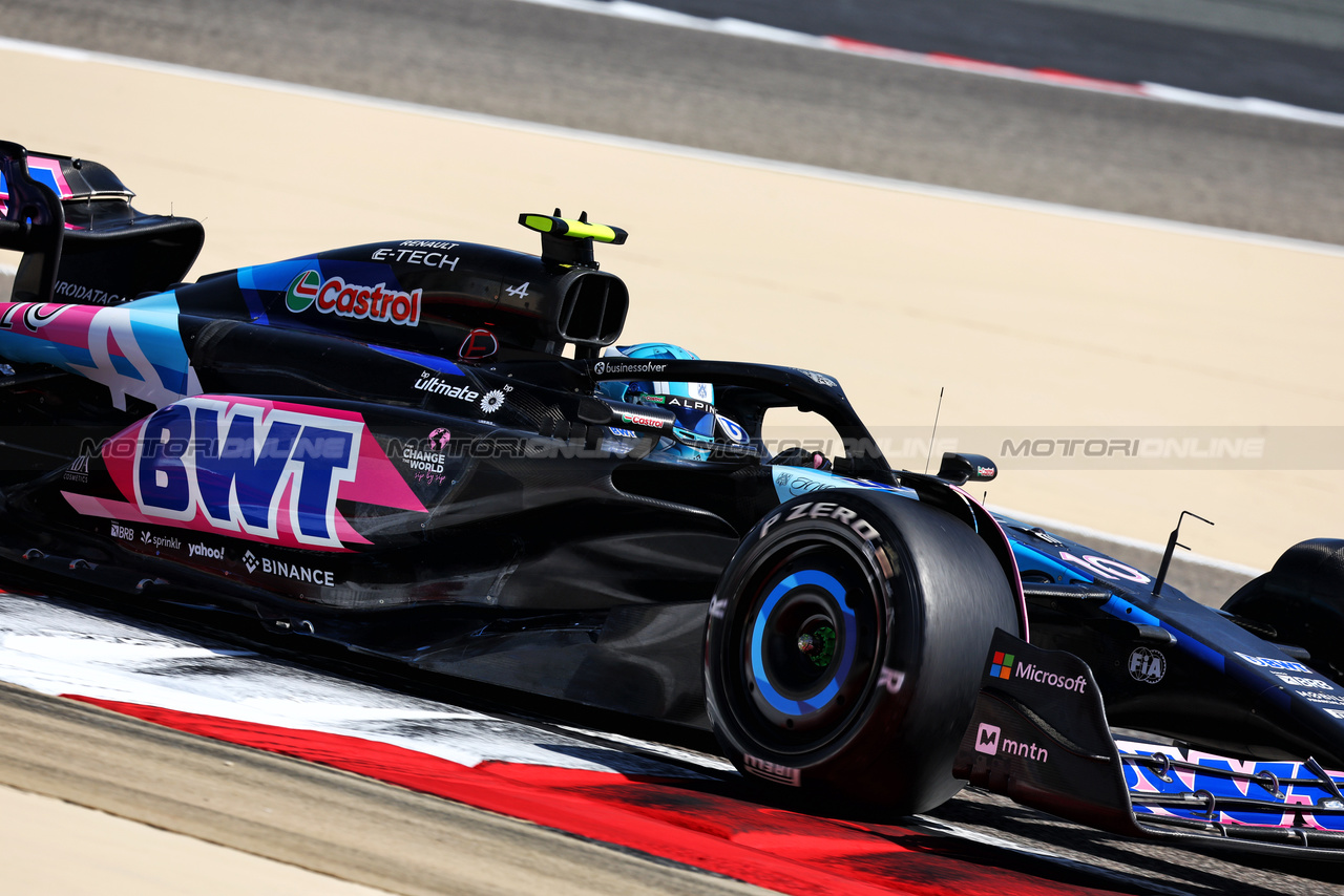 TEST BAHRAIN, Pierre Gasly (FRA) Alpine F1 Team A524.

22.02.2024. Formula 1 Testing, Sakhir, Bahrain, Day Two.

- www.xpbimages.com, EMail: requests@xpbimages.com © Copyright: Moy / XPB Images