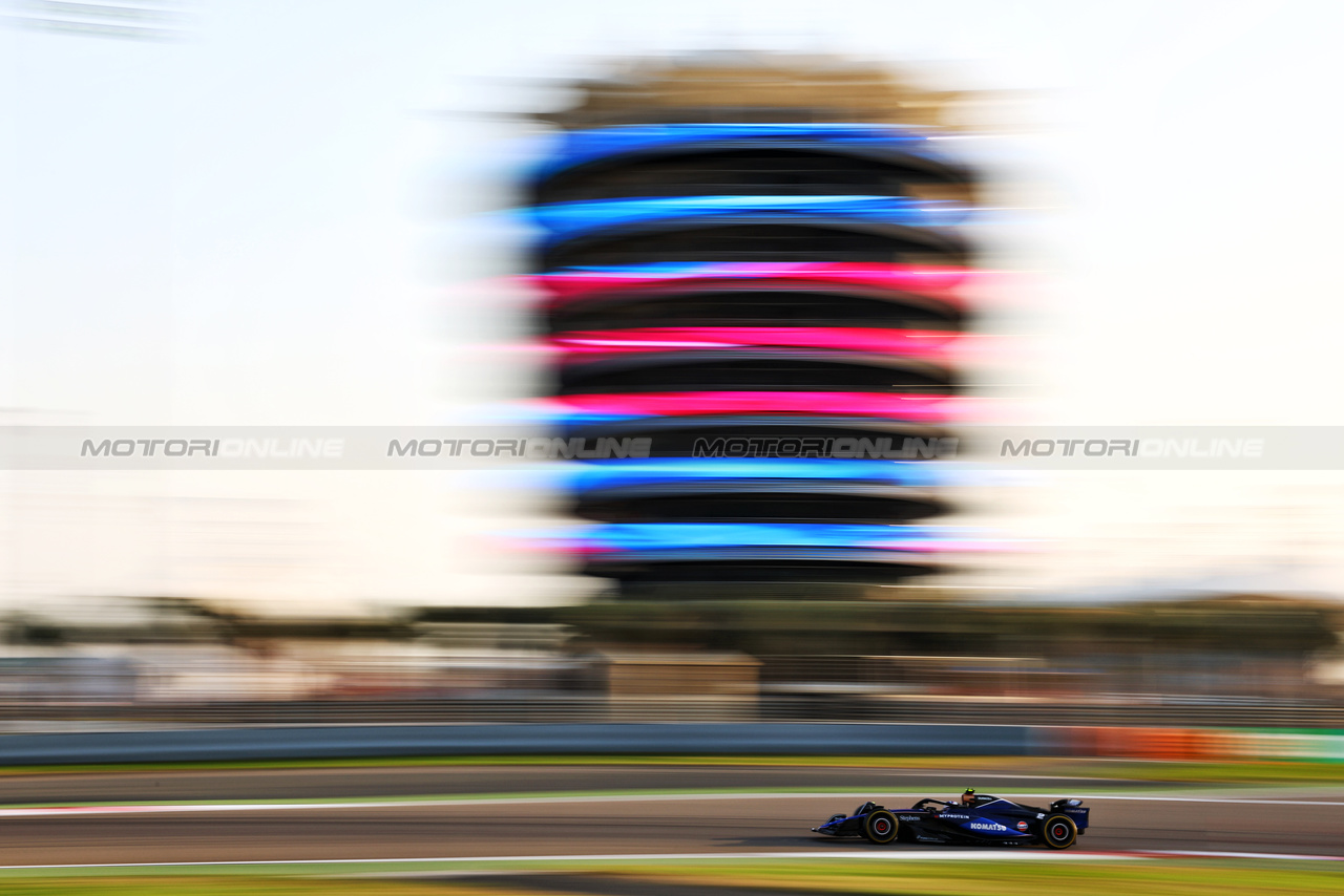 TEST BAHRAIN, Logan Sargeant (USA) Williams Racing FW46.

22.02.2024. Formula 1 Testing, Sakhir, Bahrain, Day Two.

- www.xpbimages.com, EMail: requests@xpbimages.com © Copyright: Batchelor / XPB Images