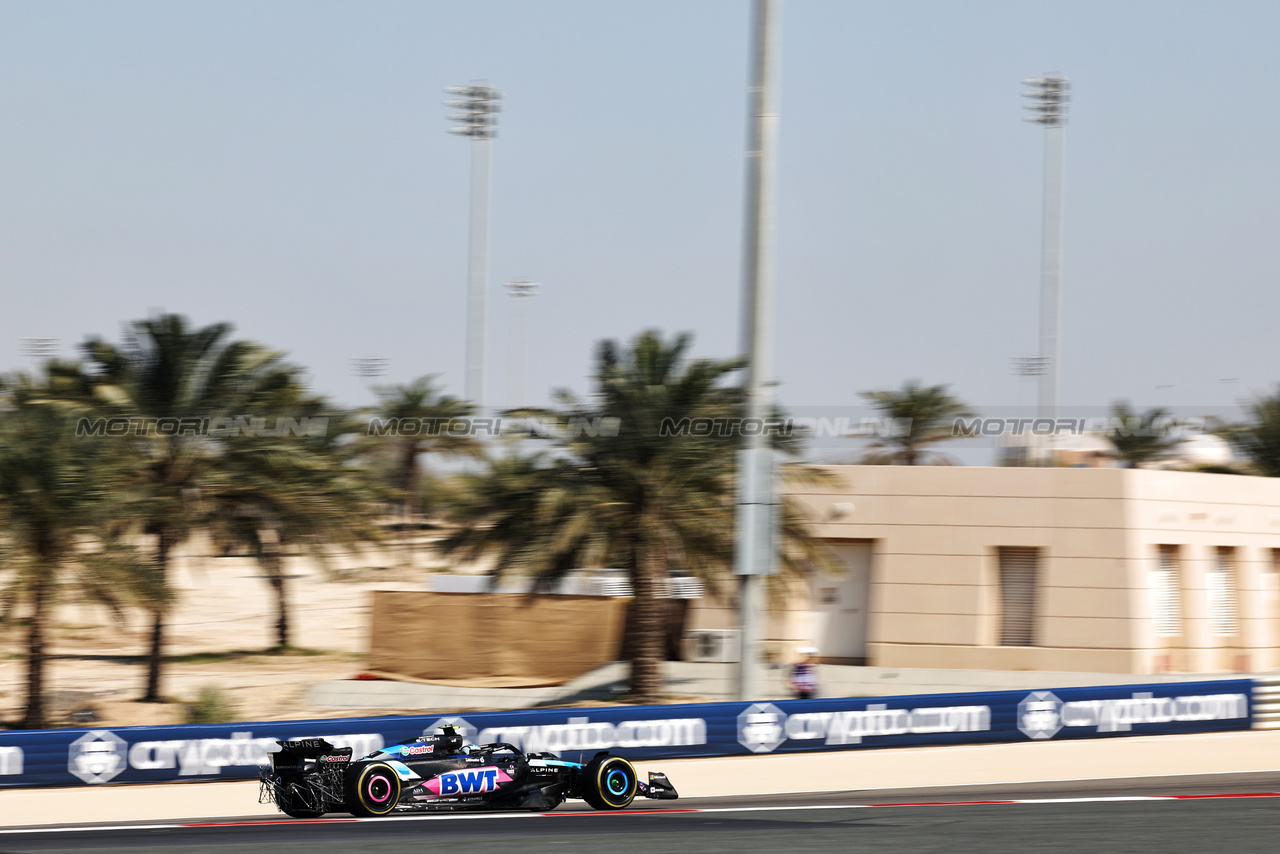 TEST BAHRAIN, Pierre Gasly (FRA) Alpine F1 Team A524.

22.02.2024. Formula 1 Testing, Sakhir, Bahrain, Day Two.

- www.xpbimages.com, EMail: requests@xpbimages.com © Copyright: Bearne / XPB Images