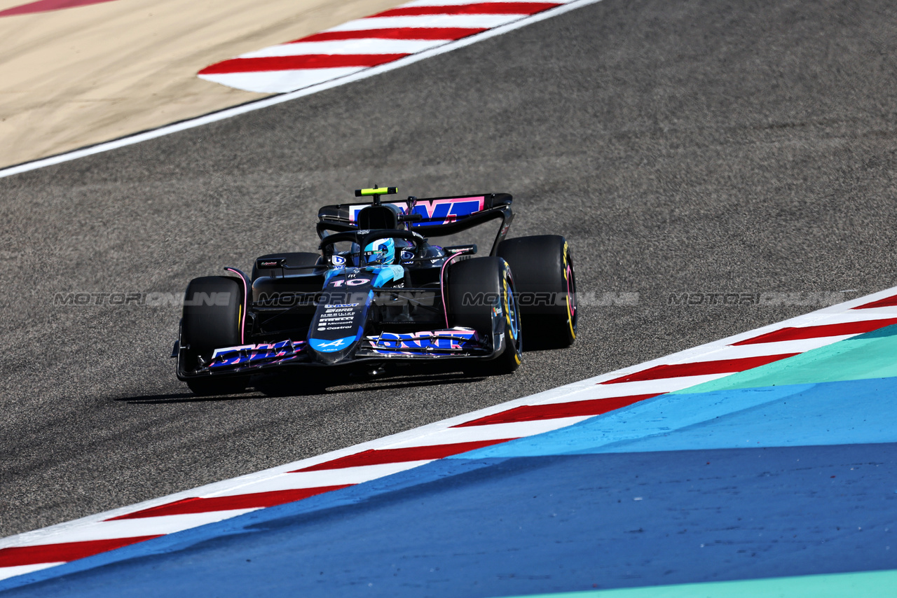 TEST BAHRAIN, Pierre Gasly (FRA) Alpine F1 Team A524.

22.02.2024. Formula 1 Testing, Sakhir, Bahrain, Day Two.

- www.xpbimages.com, EMail: requests@xpbimages.com © Copyright: Moy / XPB Images