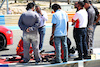 TEST BAHRAIN, Circuit workers repair a damaged drain cover at turn 11.
22.02.2024. Formula 1 Testing, Sakhir, Bahrain, Day Two.
- www.xpbimages.com, EMail: requests@xpbimages.com © Copyright: Bearne / XPB Images