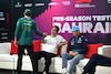 TEST BAHRAIN, (L to R): Fernando Alonso (ESP) Aston Martin F1 Team; George Russell (GBR) Mercedes AMG F1; e Alexander Albon (THA) Williams Racing, in the FIA Press Conference.
22.02.2024. Formula 1 Testing, Sakhir, Bahrain, Day Two.
- www.xpbimages.com, EMail: requests@xpbimages.com © Copyright: XPB Images