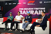 TEST BAHRAIN, (L to R): Fernando Alonso (ESP) Aston Martin F1 Team; George Russell (GBR) Mercedes AMG F1; e Alexander Albon (THA) Williams Racing, in the FIA Press Conference.
22.02.2024. Formula 1 Testing, Sakhir, Bahrain, Day Two.
- www.xpbimages.com, EMail: requests@xpbimages.com © Copyright: XPB Images