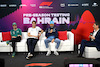 TEST BAHRAIN, (L to R): Fernando Alonso (ESP) Aston Martin F1 Team; George Russell (GBR) Mercedes AMG F1 e Alexander Albon (THA) Williams Racing in the FIA Press Conference.
22.02.2024. Formula 1 Testing, Sakhir, Bahrain, Day Two.
- www.xpbimages.com, EMail: requests@xpbimages.com © Copyright: XPB Images
