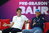 TEST BAHRAIN, (L to R): George Russell (GBR) Mercedes AMG F1 e Alexander Albon (THA) Williams Racing in the FIA Press Conference.
22.02.2024. Formula 1 Testing, Sakhir, Bahrain, Day Two.
- www.xpbimages.com, EMail: requests@xpbimages.com © Copyright: XPB Images