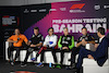 TEST BAHRAIN, (L to R): Zak Brown (USA) McLaren Executive Director; Bruno Famin (FRA) Alpine Motorsports Vice President; Laurent Mekies (FRA) RB Technical Director; Alessandro Alunni Bravi (ITA) Sauber Managing Director e Team Representative; Christian Horner (GBR) Red Bull Racing Team Principal, in the FIA Press Conference.
22.02.2024. Formula 1 Testing, Sakhir, Bahrain, Day Two.
- www.xpbimages.com, EMail: requests@xpbimages.com © Copyright: XPB Images