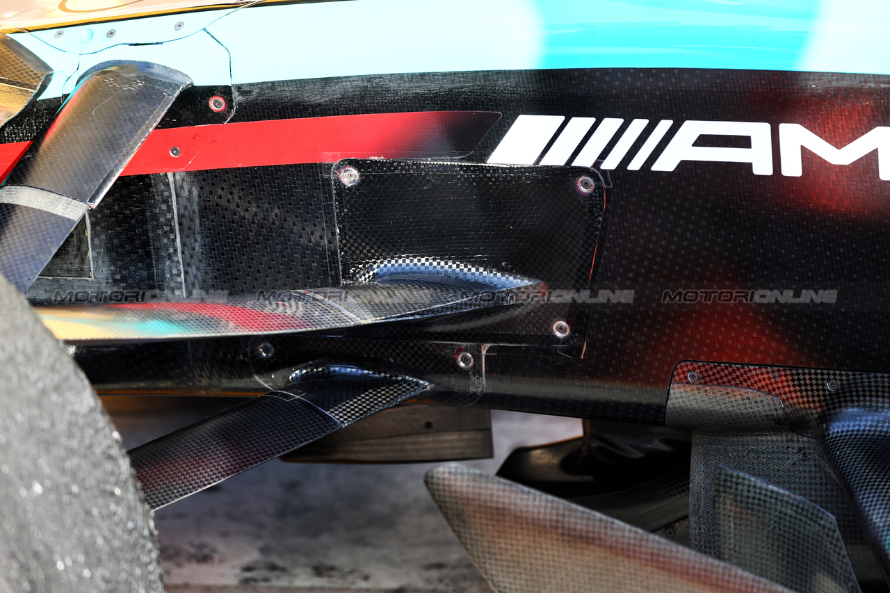 TEST BAHRAIN, Mercedes AMG F1 W15 front suspension detail.

23.02.2024. Formula 1 Testing, Sakhir, Bahrain, Day Three.

- www.xpbimages.com, EMail: requests@xpbimages.com © Copyright: Batchelor / XPB Images