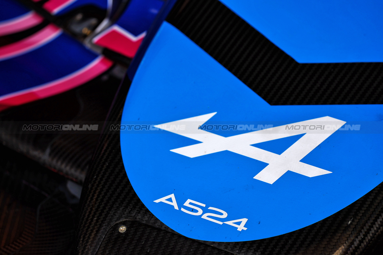 TEST BAHRAIN, Alpine F1 Team A524 nosecone.

23.02.2024. Formula 1 Testing, Sakhir, Bahrain, Day Three.

- www.xpbimages.com, EMail: requests@xpbimages.com © Copyright: Batchelor / XPB Images