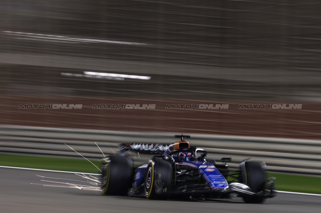 TEST BAHRAIN, Alex Albon (THA), Williams F1 Team 
23.02.2024. Formula 1 Testing, Sakhir, Bahrain, Day Three.
- www.xpbimages.com, EMail: requests@xpbimages.com © Copyright: Charniaux / XPB Images