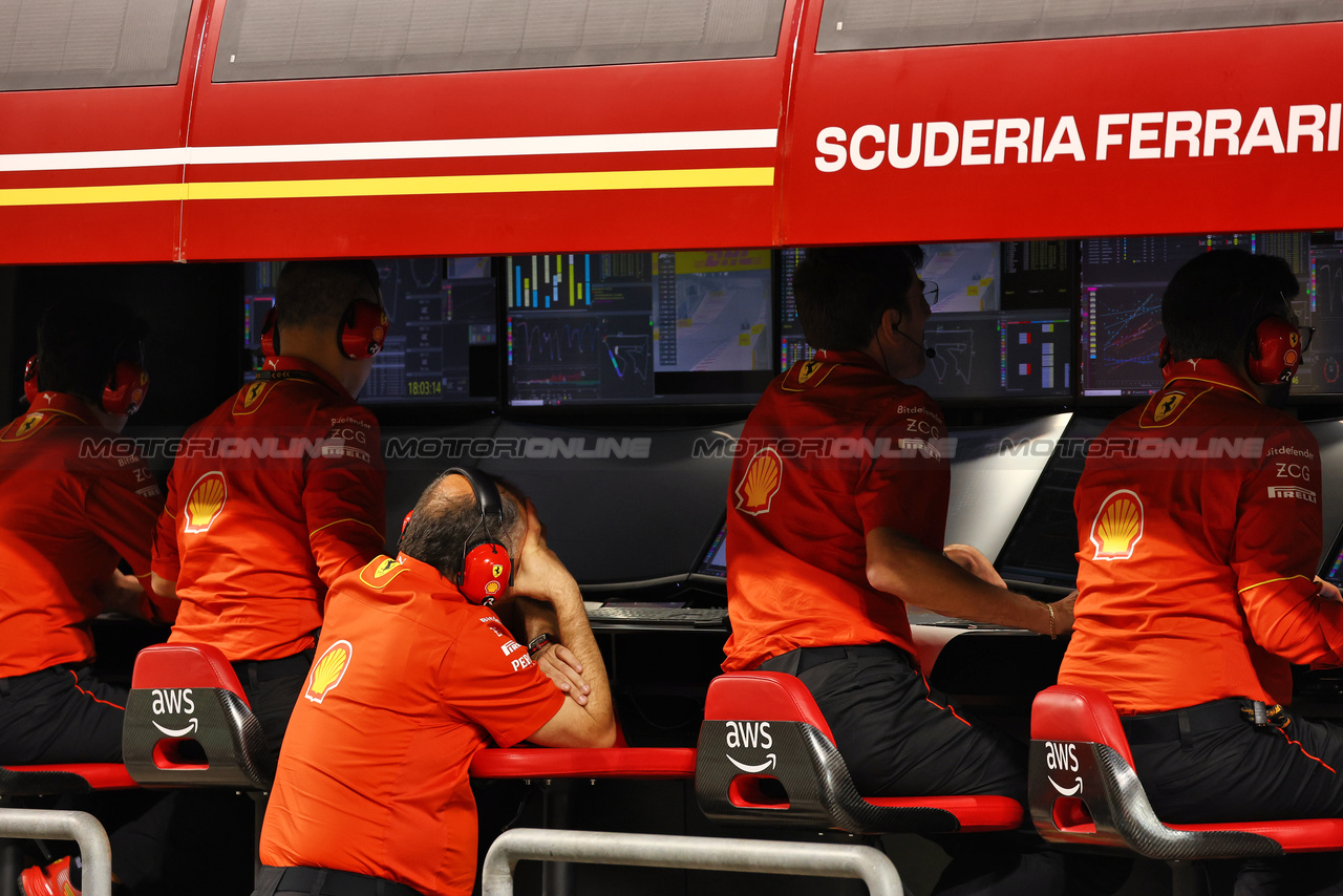 TEST BAHRAIN, Ferrari pit gantry.

23.02.2024. Formula 1 Testing, Sakhir, Bahrain, Day Three.

 - www.xpbimages.com, EMail: requests@xpbimages.com © Copyright: Coates / XPB Images