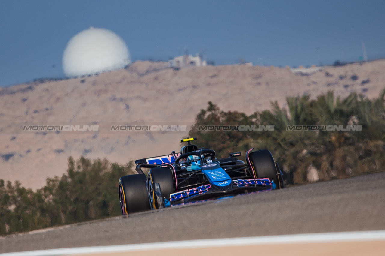 TEST BAHRAIN, Pierre Gasly (FRA) Alpine F1 Team A524.

23.02.2024. Formula 1 Testing, Sakhir, Bahrain, Day Three.

- www.xpbimages.com, EMail: requests@xpbimages.com © Copyright: Bearne / XPB Images