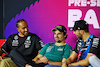 TEST BAHRAIN, (L to R): Lewis Hamilton (GBR) Mercedes AMG F1; Lance Stroll (CDN) Aston Martin F1 Team; Esteban Ocon (FRA) Alpine F1 Team, in the FIA Press Conference.
23.02.2024. Formula 1 Testing, Sakhir, Bahrain, Day Three.
- www.xpbimages.com, EMail: requests@xpbimages.com © Copyright: Charniaux / XPB Images