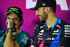 TEST BAHRAIN, (L to R): Lance Stroll (CDN) Aston Martin F1 Team e Esteban Ocon (FRA) Alpine F1 Team in the FIA Press Conference.
23.02.2024. Formula 1 Testing, Sakhir, Bahrain, Day Three.
- www.xpbimages.com, EMail: requests@xpbimages.com © Copyright: Charniaux / XPB Images