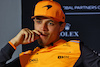 TEST BAHRAIN, Lando Norris (GBR) McLaren in the FIA Press Conference.
23.02.2024. Formula 1 Testing, Sakhir, Bahrain, Day Three.
- www.xpbimages.com, EMail: requests@xpbimages.com © Copyright: Charniaux / XPB Images