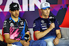 BAHRAIN TEST, (L to R): Esteban Ocon (FRA) Alpine F1 Team and Logan Sargeant (USA) Williams Racing in the FIA ​​Press Conference. 23.02.2024. Formula 1 Testing, Sakhir, Bahrain, Day Three. - www.xpbimages.com, EMail: requests@xpbimages.com © Copyright: Charniaux / XPB Images