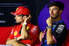 TEST BAHRAIN, (L to R): Charles Leclerc (MON) Ferrari e Pierre Gasly (FRA) Alpine F1 Team in the FIA Press Conference.
23.02.2024. Formula 1 Testing, Sakhir, Bahrain, Day Three.
- www.xpbimages.com, EMail: requests@xpbimages.com © Copyright: Charniaux / XPB Images