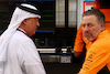 TEST BAHRAIN, (L to R): Sheikh Mohammed bin Essa Al Khalifa (BRN) CEO of the Bahrain Economic Development Board e McLaren Shareholder with Zak Brown (USA) McLaren Executive Director.
23.02.2024. Formula 1 Testing, Sakhir, Bahrain, Day Three.
 - www.xpbimages.com, EMail: requests@xpbimages.com © Copyright: Coates / XPB Images