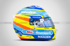 CASCHI 2025, The helmet of Fernando Alonso (ESP) Aston Martin F1 Team.

15.03.2025. Formula 1 World Championship, Rd 1, Australian Grand Prix, Albert Park, Melbourne, Australia, Qualifiche Day.

- www.xpbimages.com, EMail: requests@xpbimages.com © Copyright: XPB Images