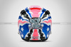 CASCHI 2025, The helmet of Jack Doohan (AUS) Alpine F1 Team.

15.03.2025. Formula 1 World Championship, Rd 1, Australian Grand Prix, Albert Park, Melbourne, Australia, Qualifiche Day.

- www.xpbimages.com, EMail: requests@xpbimages.com © Copyright: XPB Images