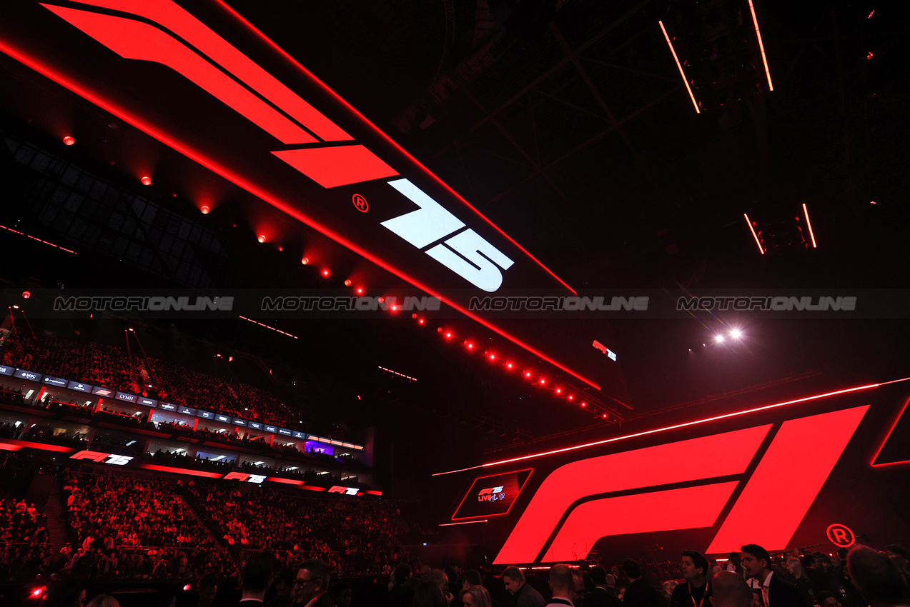 F1 75 LIVE, Atmosphere.

18.02.2025. Formula One World Championship, F1 75 Live. O2 Arena, London, England.

- www.xpbimages.com, EMail: requests@xpbimages.com © Copyright: Batchelor / XPB Images
